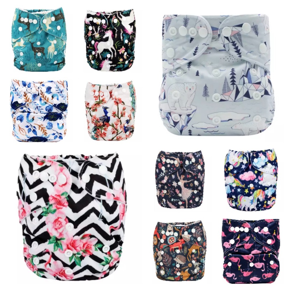 Cloth Diapers Cover 10 pcs New Pocket Baby Diaper